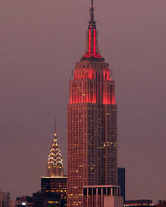 Manhattan Dusk - where Lizzie pursues her dream